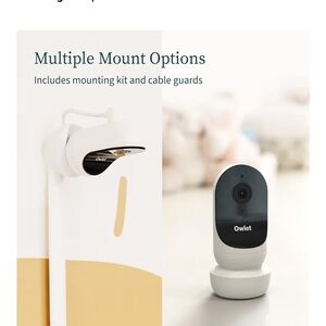 Owlet Smart Baby Monitor Camera - Black and White